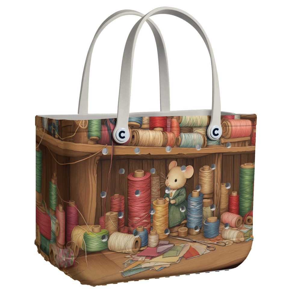 Bucket Tote Bag, Limited Edition Bogg Bag, Beach Bag Threadbare Tales