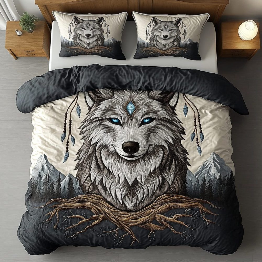 Timber Spirit 3-Piece Quilted Bedding Set