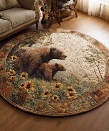 Timber Strength Quilted Round Mat