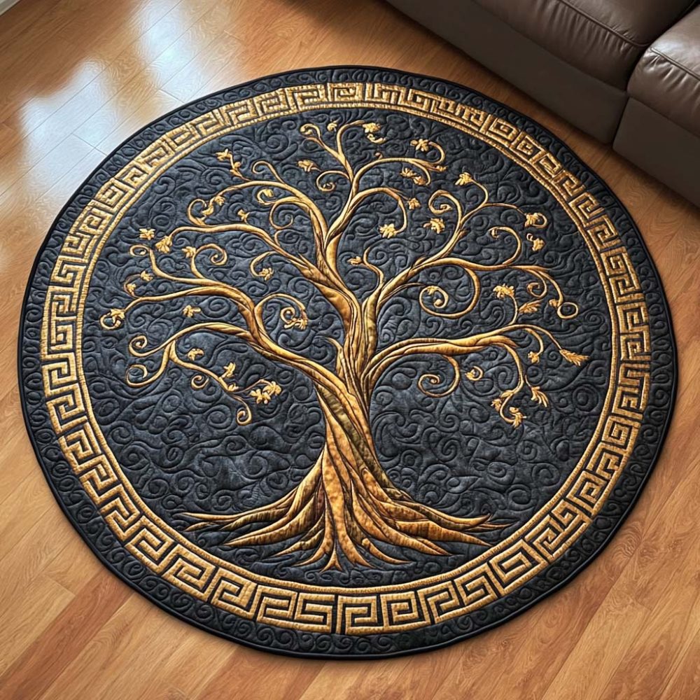 Timeless Canopy Quilted Round Mat