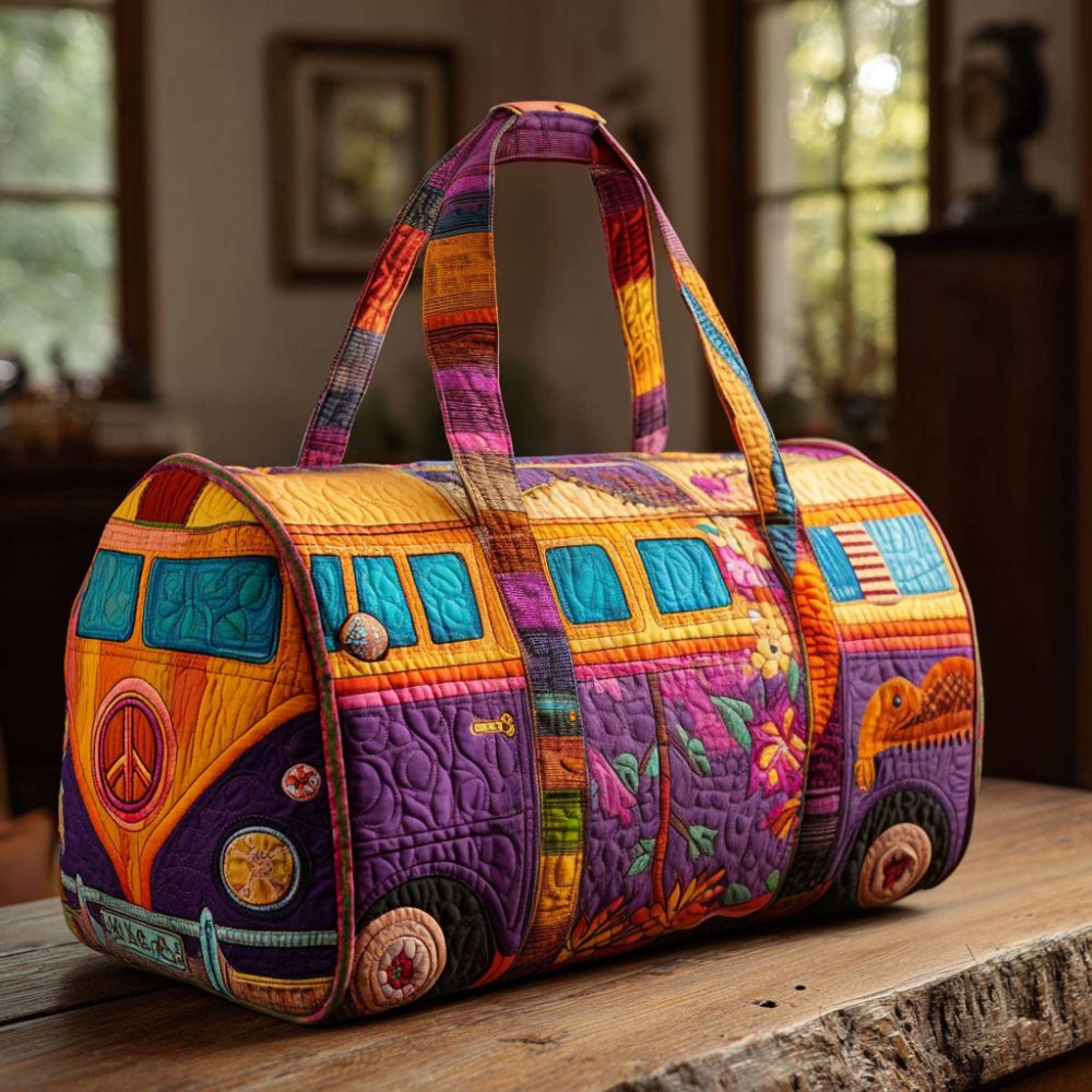 Timeless Traveler Quilted Duffle Bag