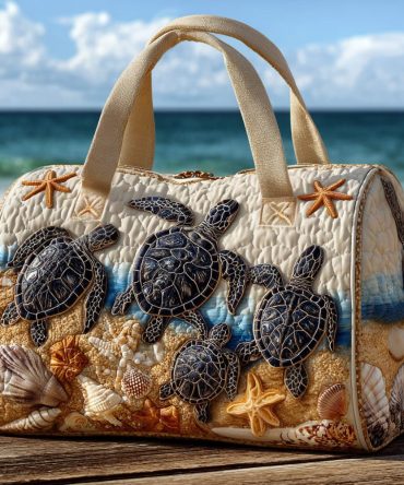 Tiny Steps Quilted Duffle Bag