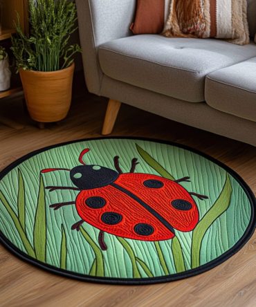 Tiny Wanderer Quilted Round Mat