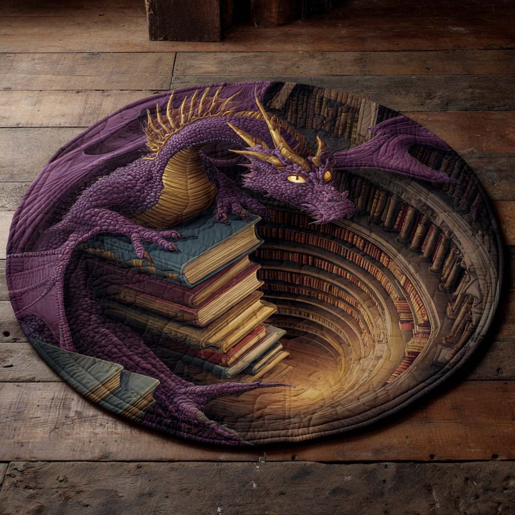 Tome Warden Quilted Round Mat