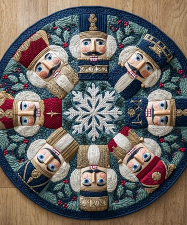 Toy Soldier Quilted Round Mat