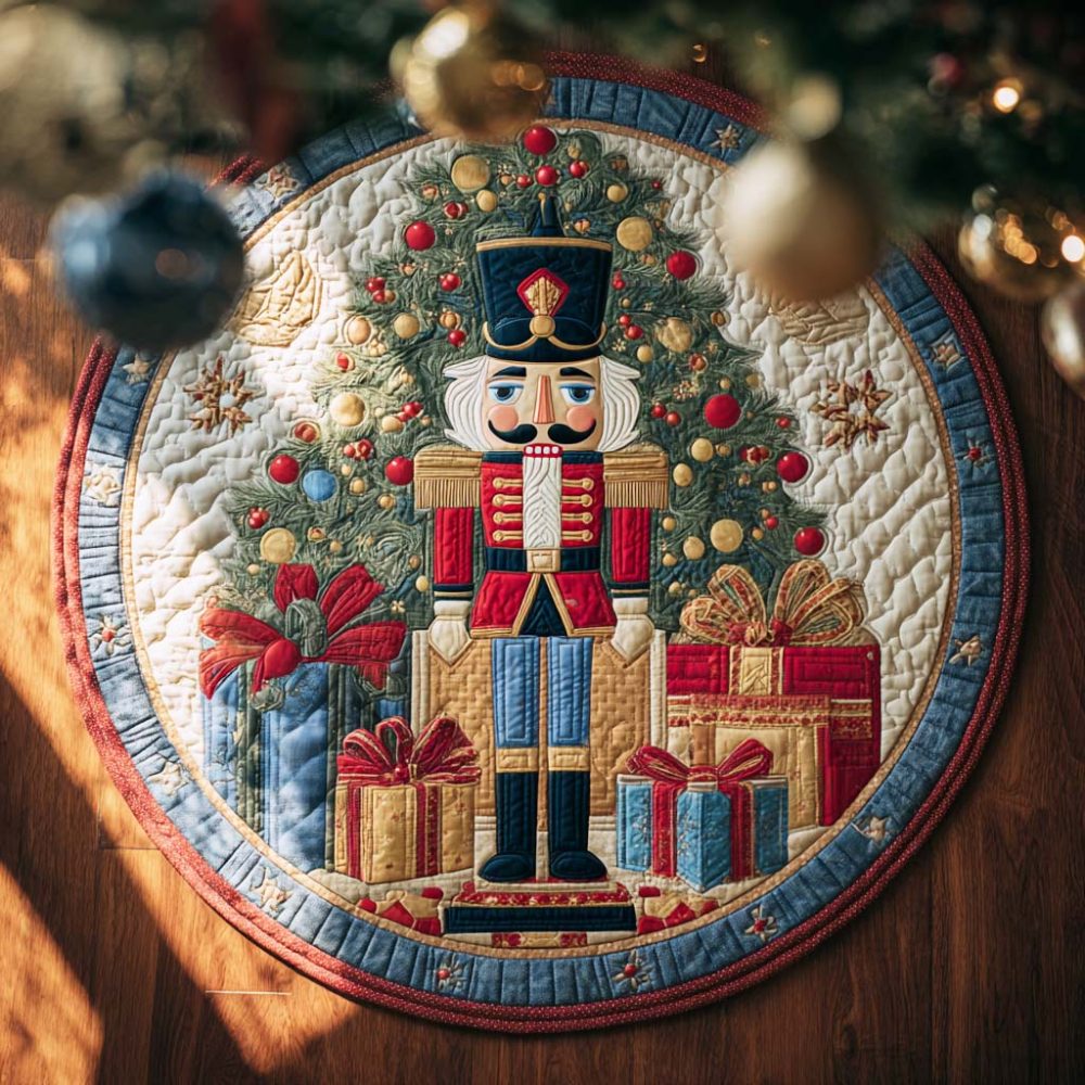 Toy Soldier Quilted Round Mat