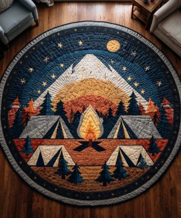 Trail Haven Quilted Round Mat