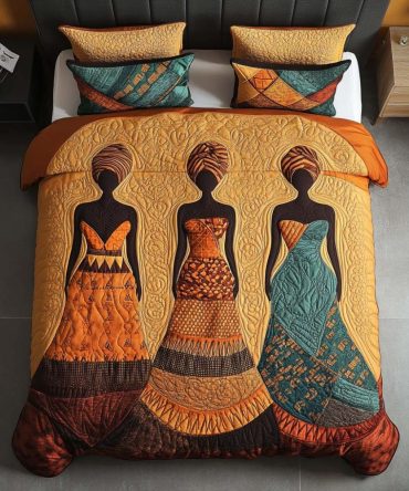 Tribal Radiance 3-Piece Quilted Bedding Set