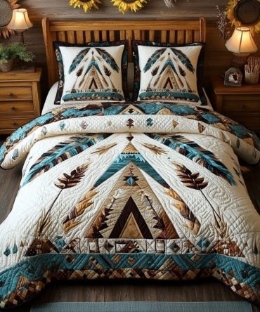Tribal Spirit 3-Piece Quilted Bedding Set
