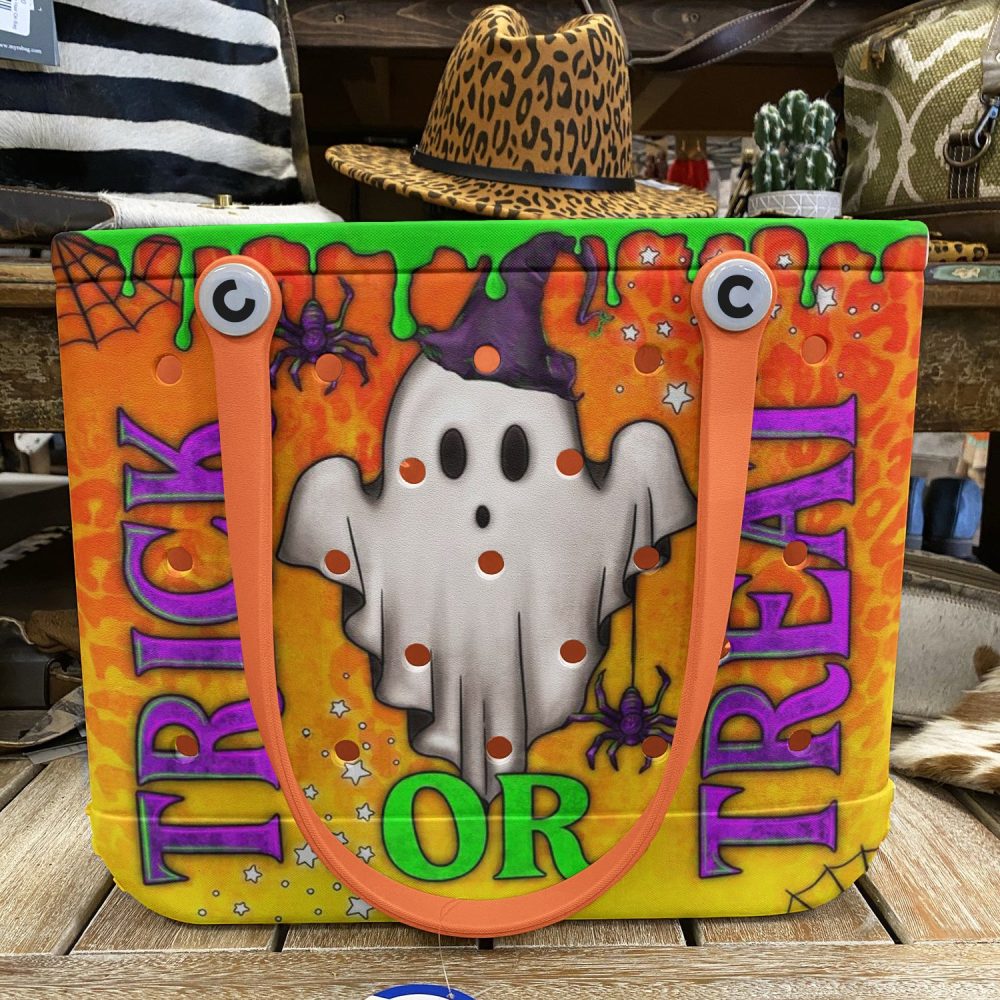 Spooky Halloween Trick Or Treat Tote Bag – Durable & Festive Design - Image 6