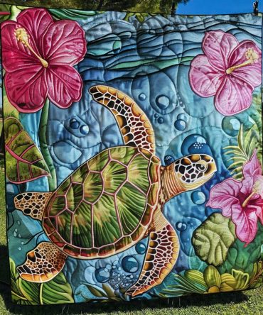 Turtle Bay Quilted Blanket