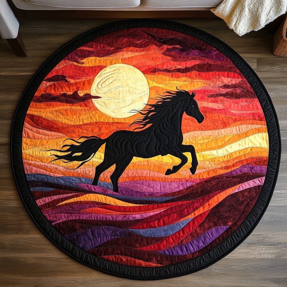 Twilight Charger Quilted Round Mat