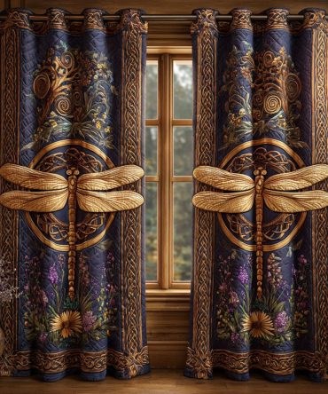 Twilight Dance Quilted Curtains