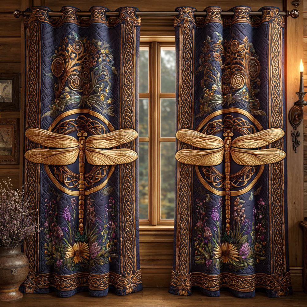 Twilight Dance Quilted Curtains