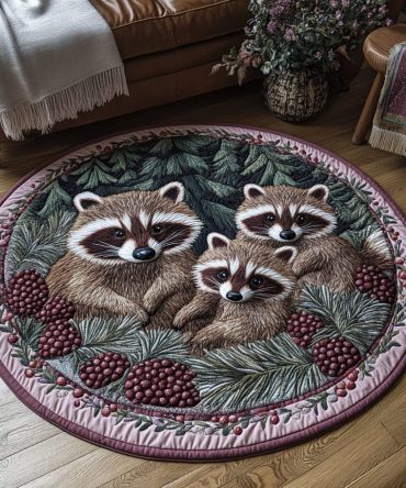 Twilight Forager Quilted Round Mat