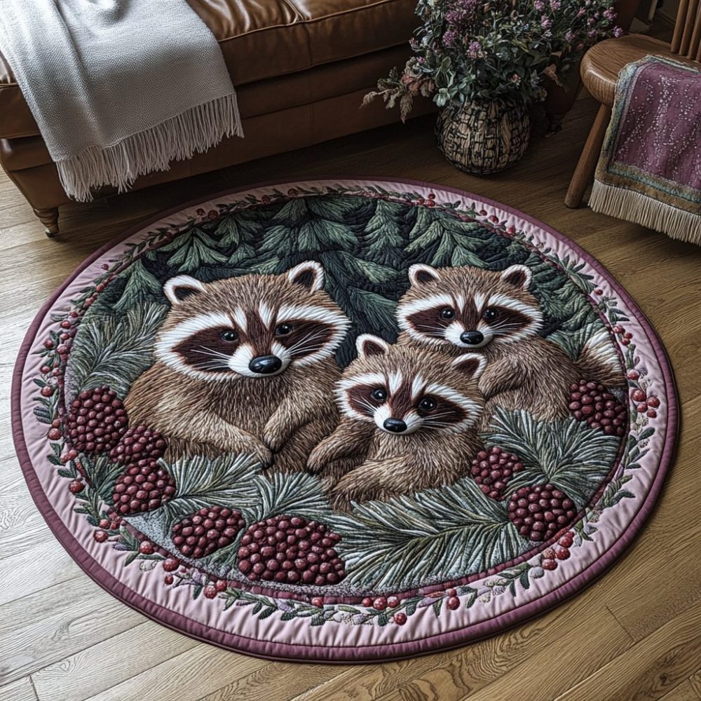 Twilight Forager Quilted Round Mat