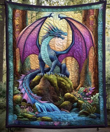 Twilight Fury Quilted Blanket