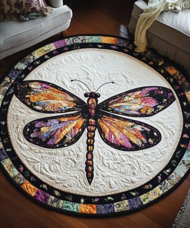 Twilight Glider Quilted Round Mat