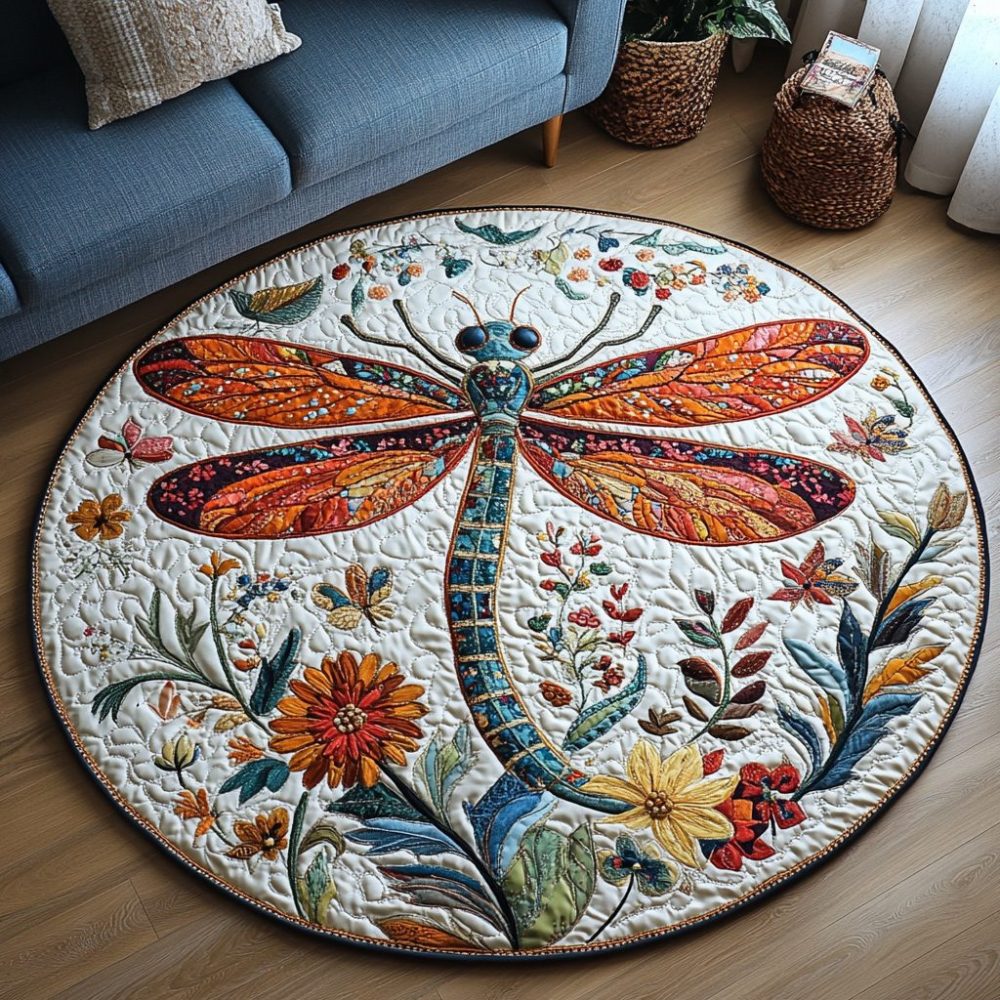 Twilight Glider Quilted Round Mat