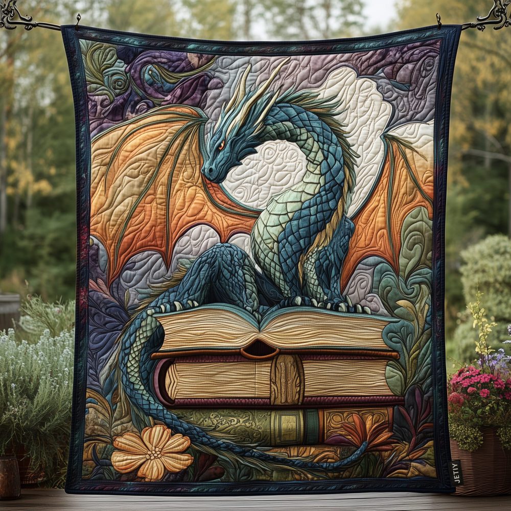 Twilight Guardian Quilted Blanket