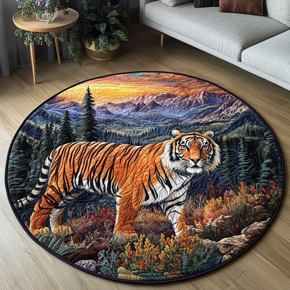 Twilight Hunter Quilted Round Mat