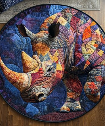 Untamed Strength Quilted Round Mat