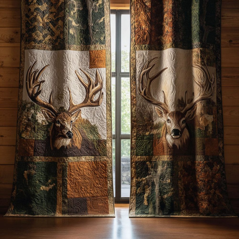 Valley Shadows Quilted Curtains