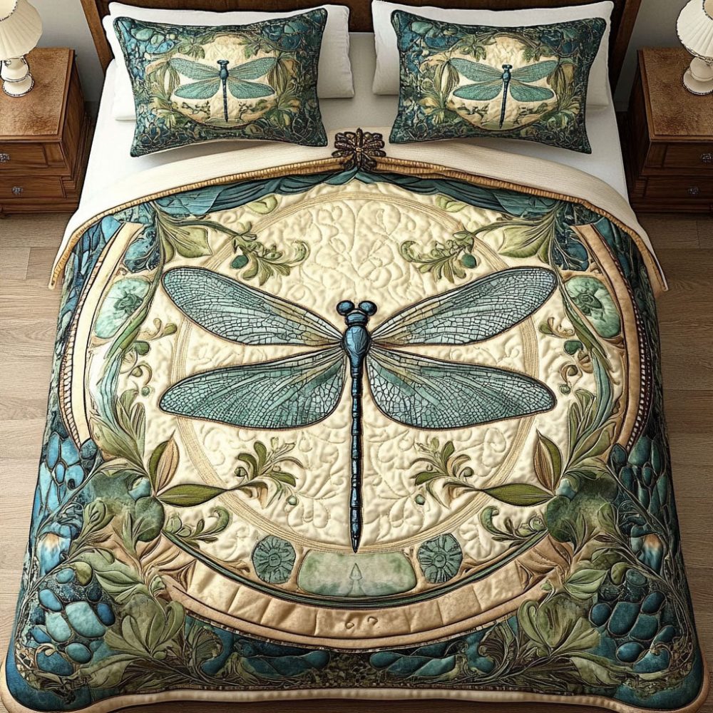 Vintage Charm 3-Piece Quilted Bedding Set