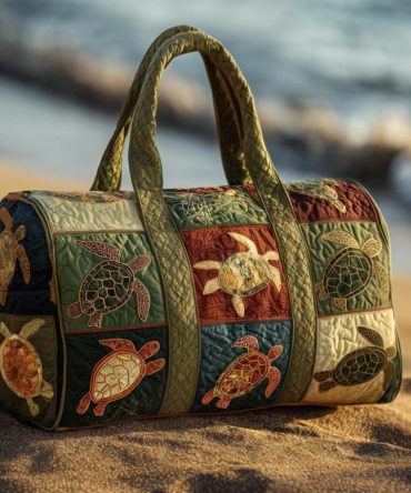 Vintage Swim Quilted Duffle Bag