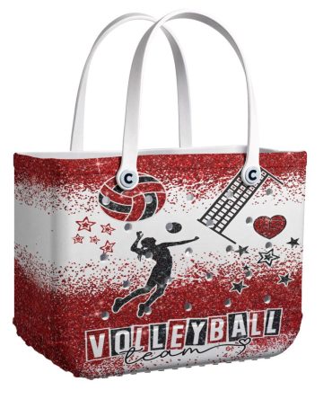 Stylish Volleyball Tote Bag – Perfect For Sports Lovers & Team Spirit – Durable & Trendy Design