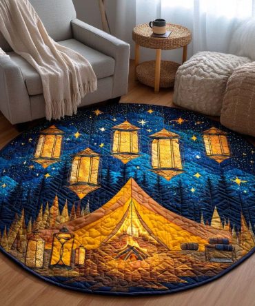 Wander Woods Quilted Round Mat