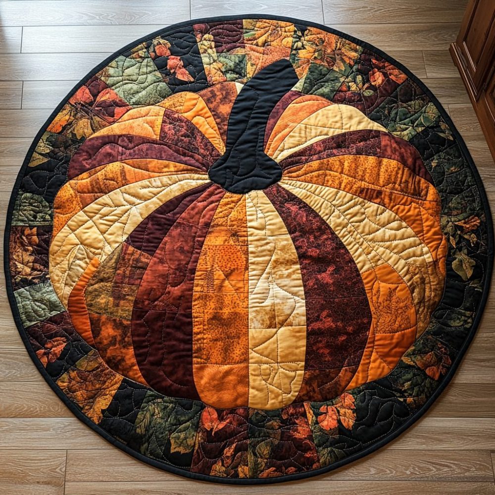 Warm Breeze Quilted Round Mat
