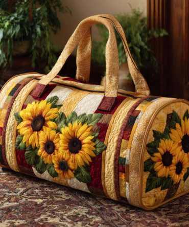 Warm Light Quilted Duffle Bag