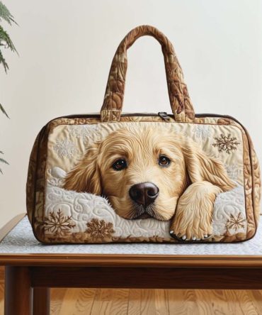 Warm Smile Quilted Duffle Bag