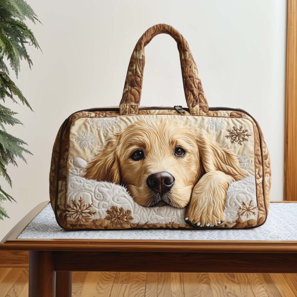 Warm Smile Quilted Duffle Bag