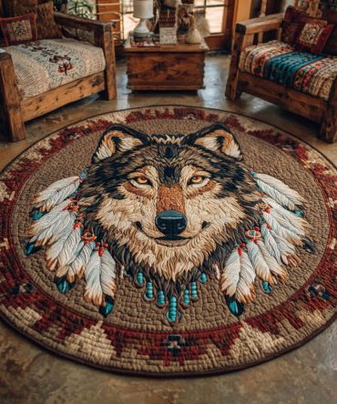 Warrior Alpha Quilted Round Mat