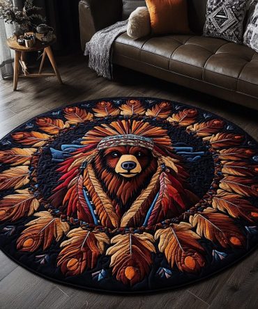 Warrior Path Quilted Round Mat