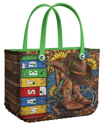 Bucket Tote Bag, Limited Edition Bogg Bag, Beach Bag Wasted West