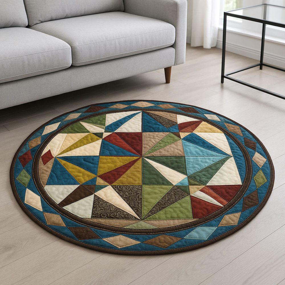 Water Expedition Quilted Round Mat