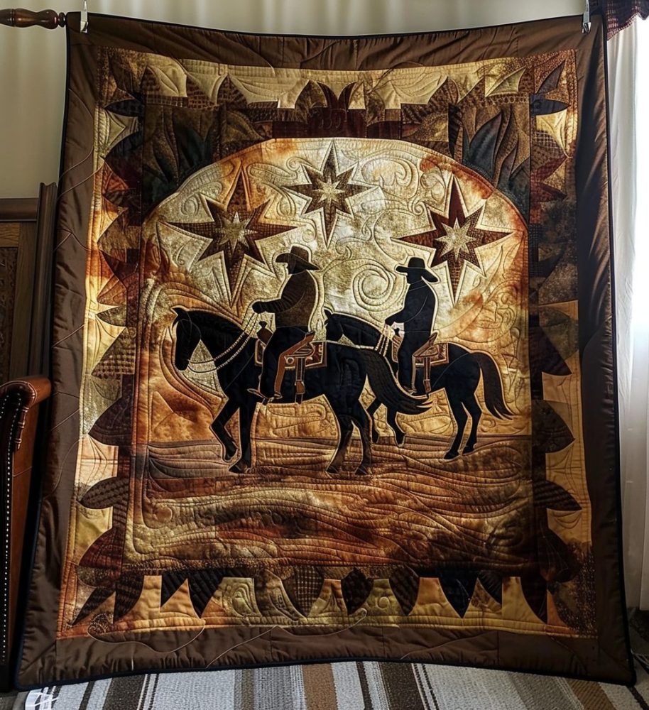 Western Whisper Quilted Blanket
