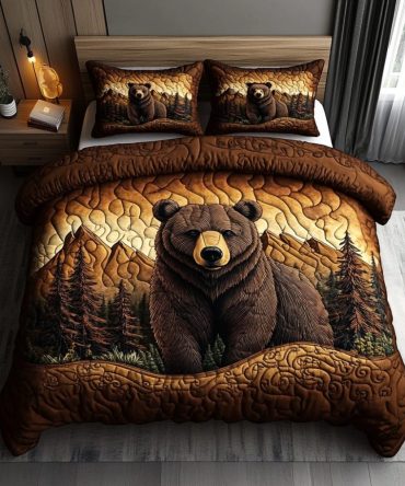 Whispering Woods 3-Piece Quilted Bedding Set