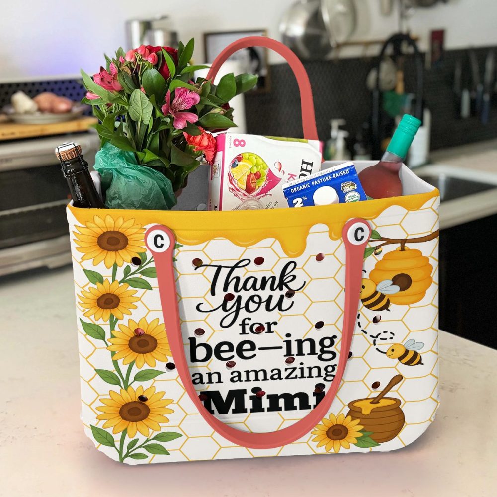 Bucket Tote Bag, Limited Edition Bogg Bag, Beach Bag Beemimi - Image 3