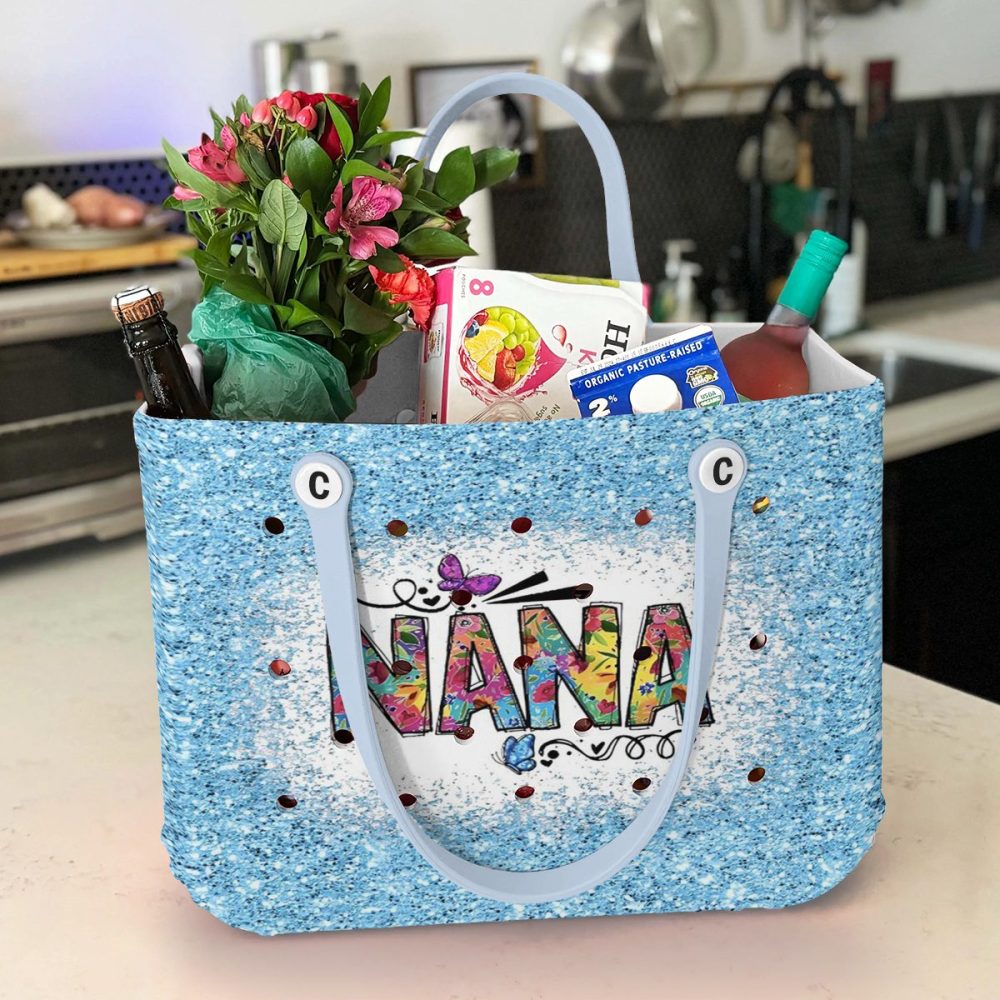 Bucket Tote Bag, Limited Edition Bogg Bag, Beach Bag Nana’S Magic - Image 3