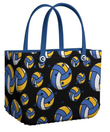 Stylish Volleyball Tote Bag - Durable, Spacious & Trendy Design For Sports Enthusiasts