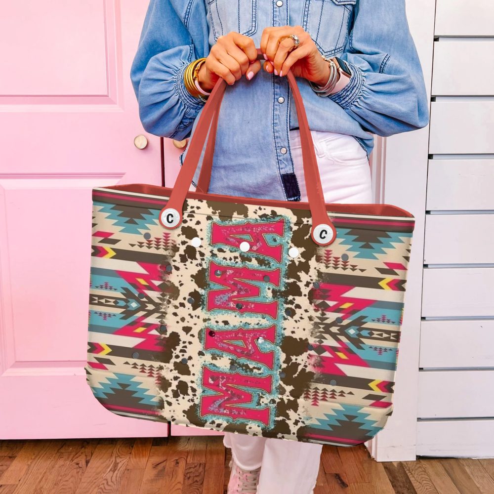 Bucket Tote Bag, Limited Edition Bogg Bag, Beach Bag Whispers Of The West - Image 5