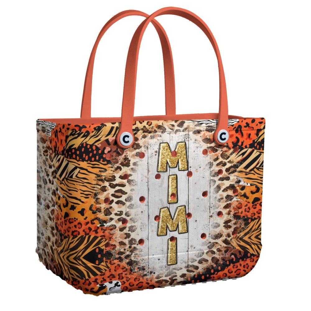 Bucket Tote Bag, Limited Edition Bogg Bag, Beach Bag Wild Mimi