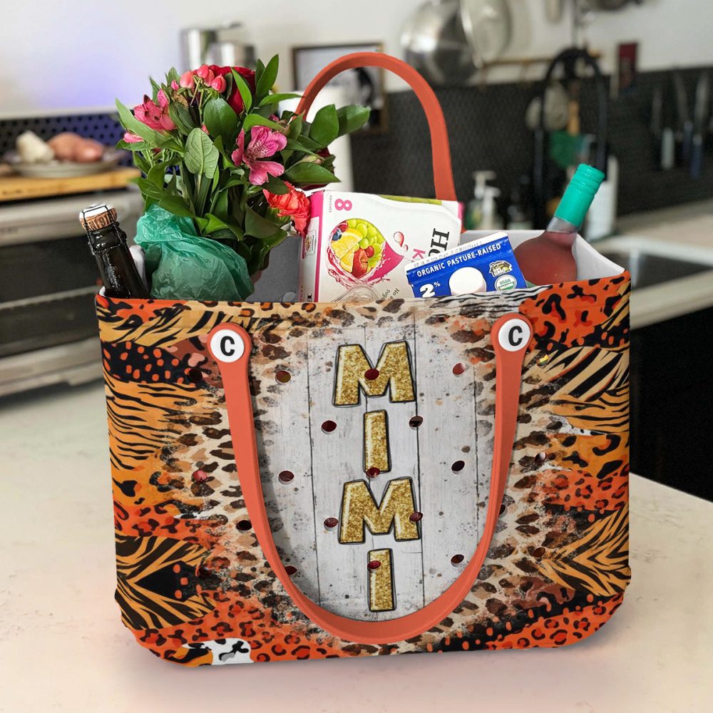 Bucket Tote Bag, Limited Edition Bogg Bag, Beach Bag Wild Mimi - Image 4