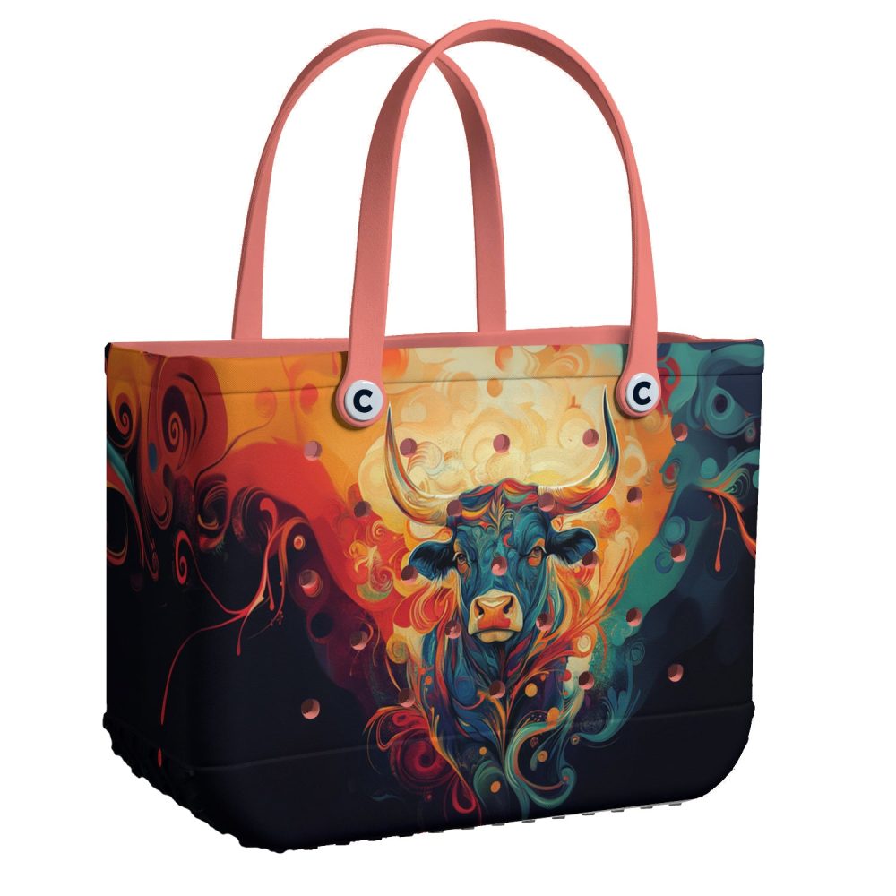 Bucket Tote Bag, Limited Edition Bogg Bag, Beach Bag Wild Soul
