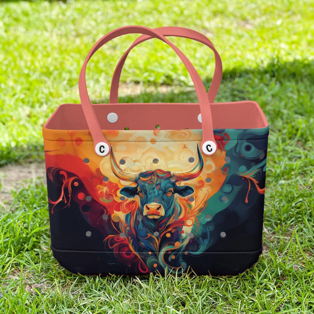 Bucket Tote Bag, Limited Edition Bogg Bag, Beach Bag Wild Soul - Image 2
