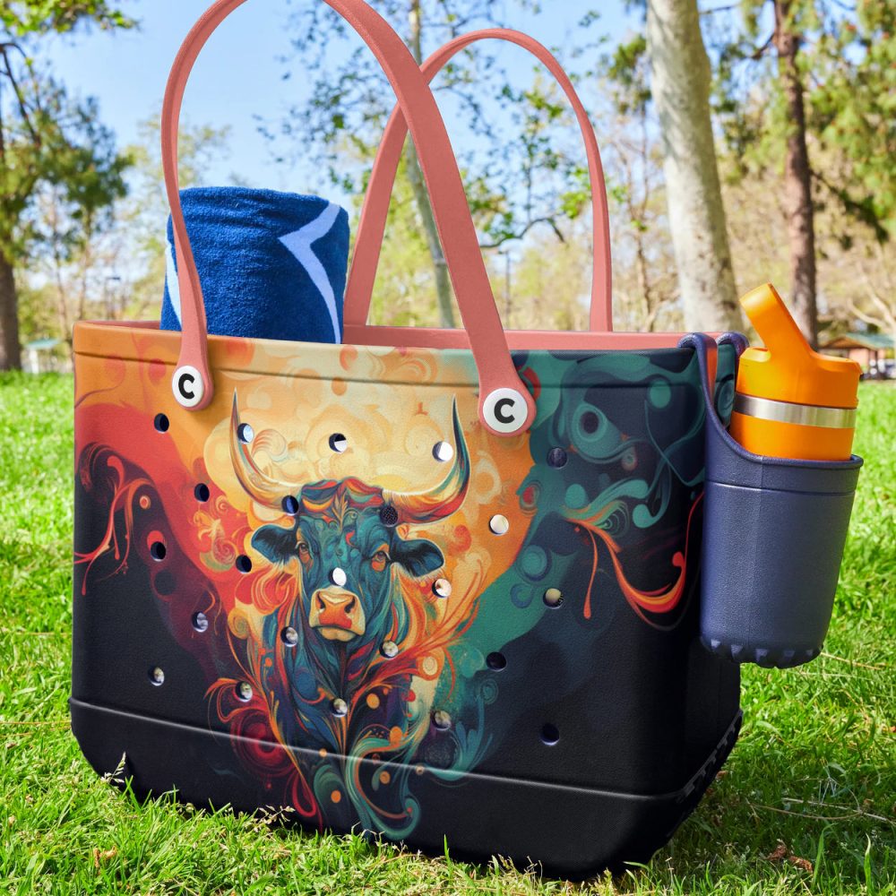 Bucket Tote Bag, Limited Edition Bogg Bag, Beach Bag Wild Soul - Image 3